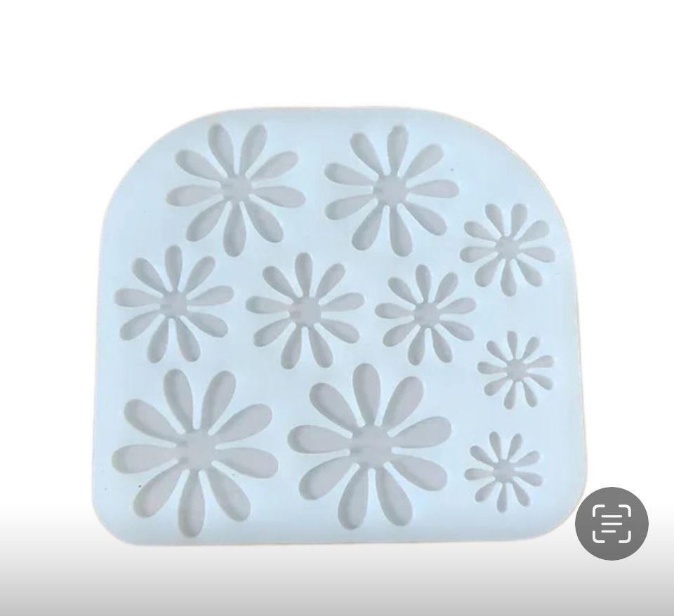 10 cavity 3d flower mould