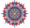 Mandala design color sticker