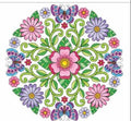 Mandala design color sticker
