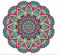 Mandala design color sticker