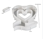 Hand Support Heart Planter Mould