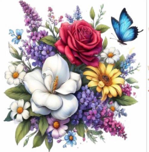Flower Sticker