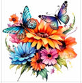 Flower Sticker