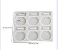 6 Cavities Small Elegant Photo Frame Mould