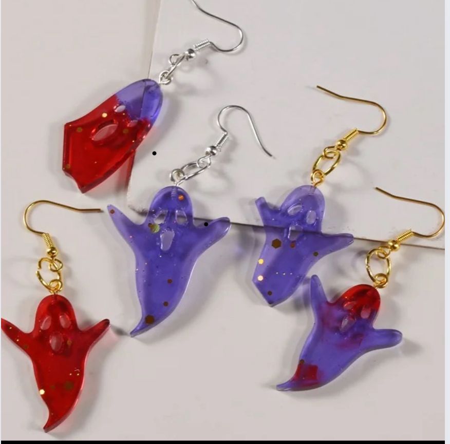 Ghost Keychain And Earring Mould