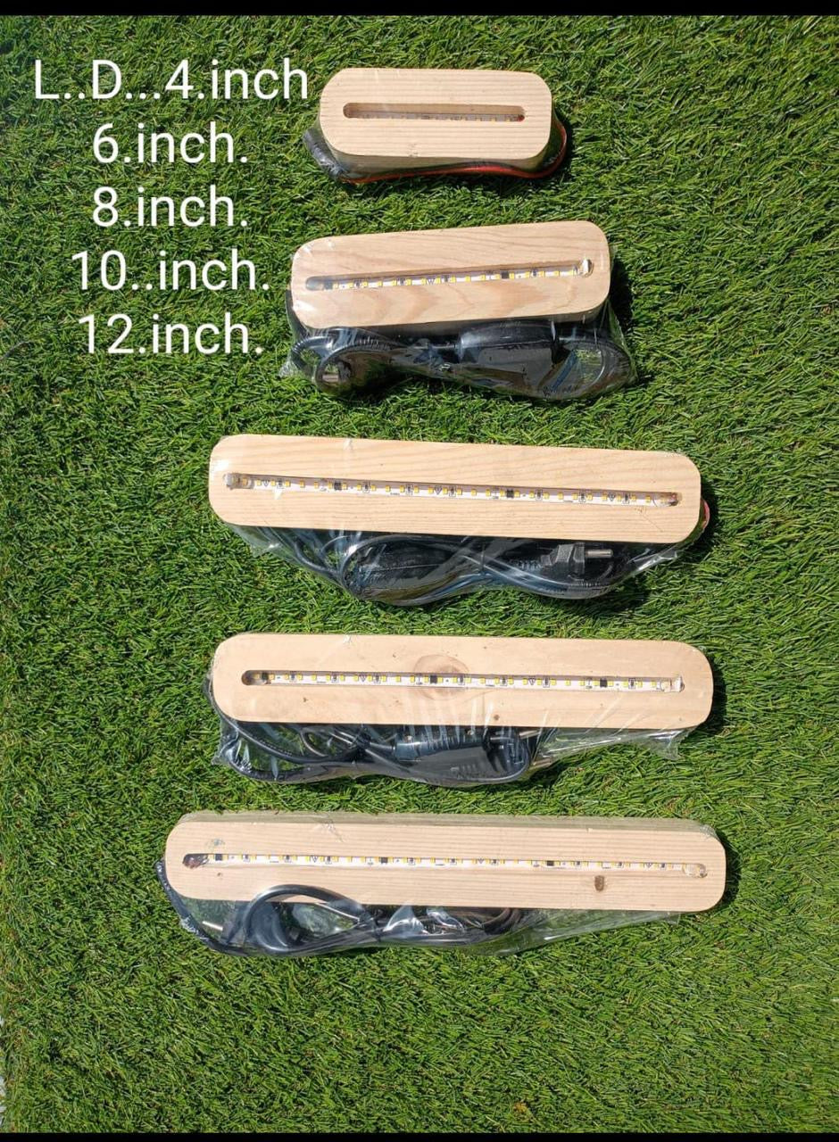 LED light stand for resin