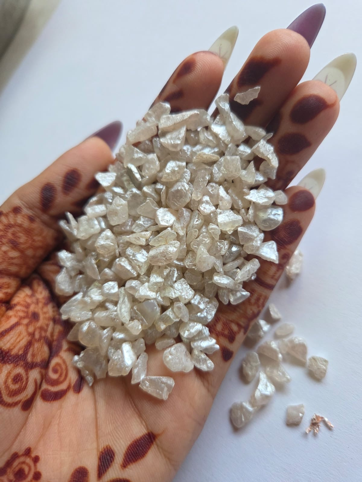 Pearl White stone 500 gram