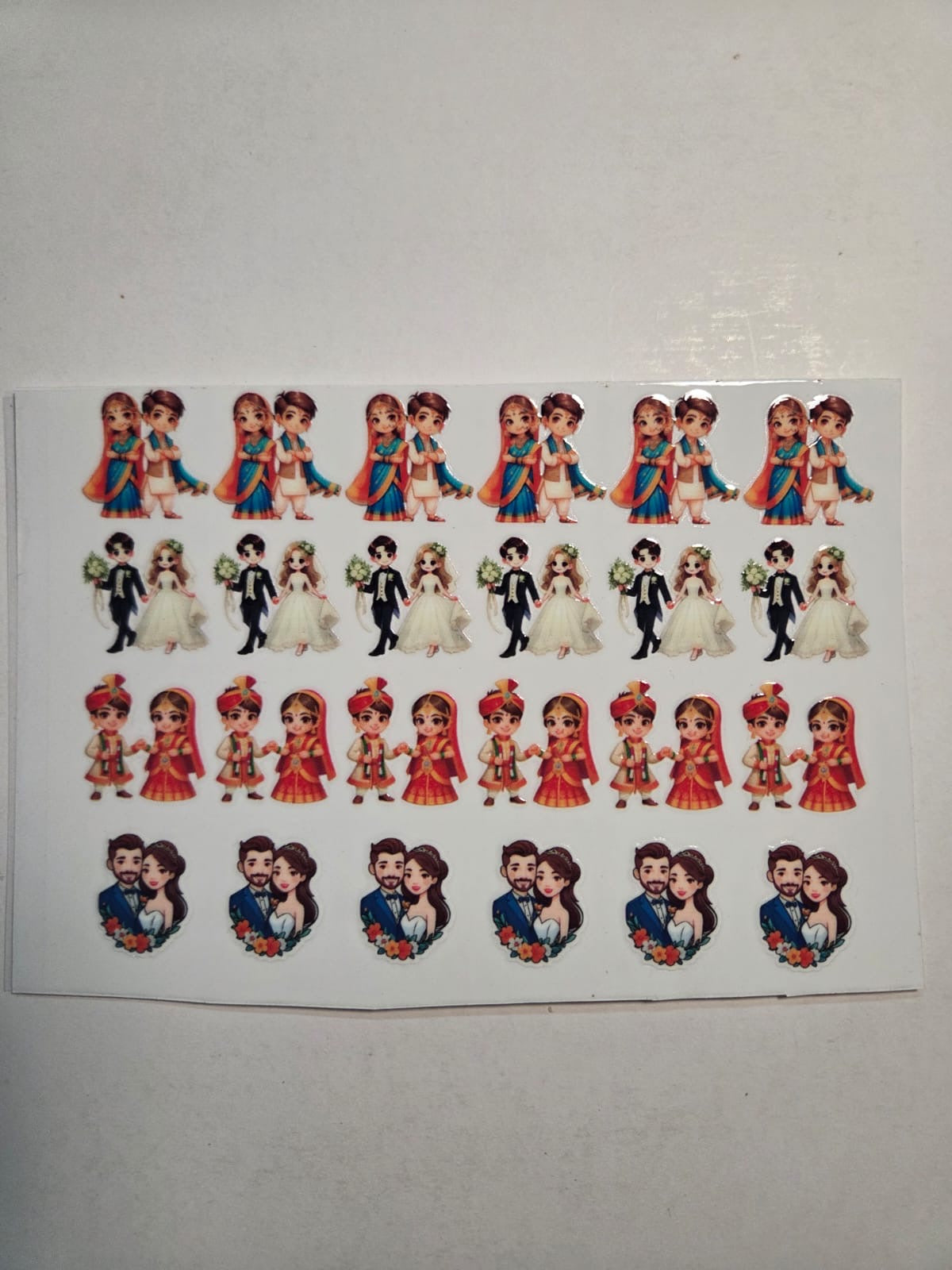 Uv Sticker Dulha Dulhan Design