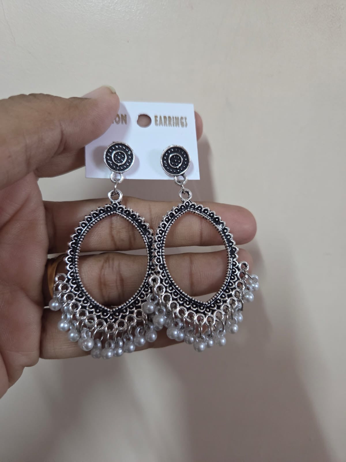 Jhumka with Small Beads