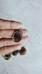 Oval  pendent bezel