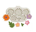 6 in 1 3D flower mould