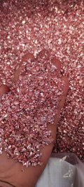 Electroplated pink  Chunks