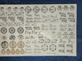 Brother Golden Embossed stickers