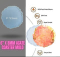 Agate round 6 inch mould