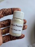 Dual shade gold white Pearl mica powder