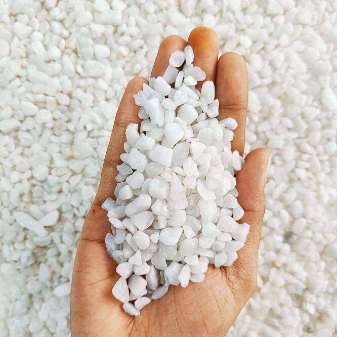 White stone