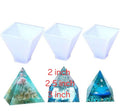 3 pieces piramid mould set
