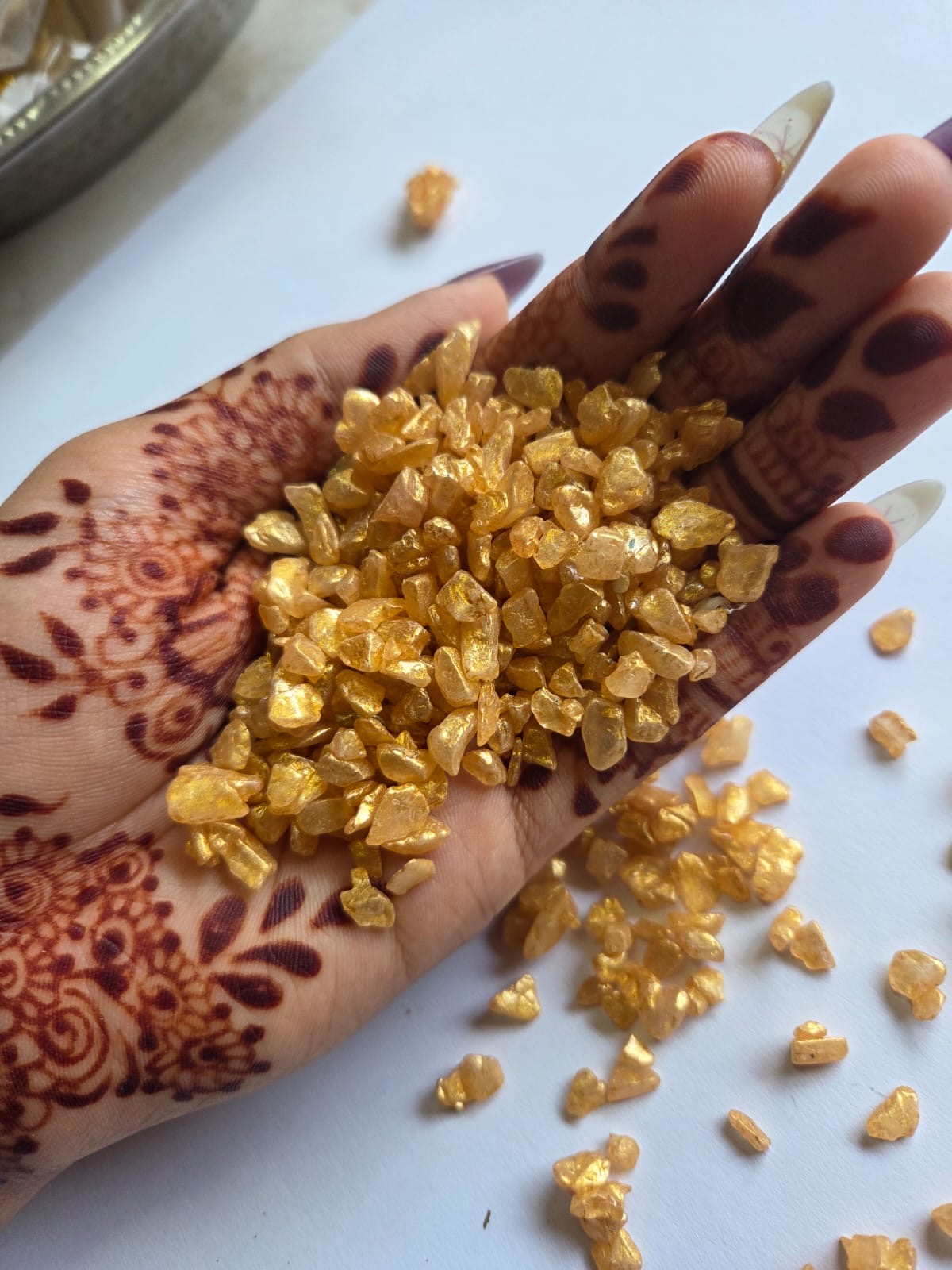 Golden  pearl stone 500 gram