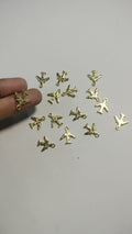 Metal airplane charm