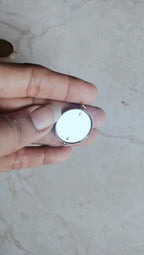 Round rakhi or bracelet bezel