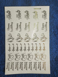 Happy Slogans Golden Embossed stickers