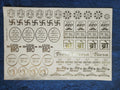 Brother and Spiritual Golden Embossed stickers