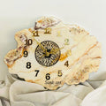 Marble Luxe Resin Wall Clock