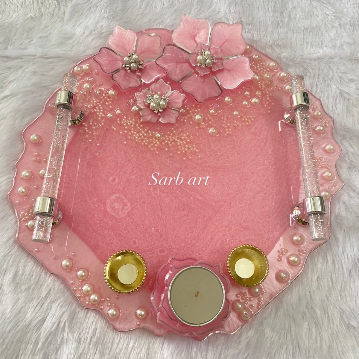 Royal Resin Pooja Thali