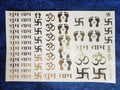Home Entry Golden Embossed stickers