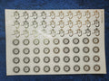Ganesha and Swastik Golden Embossed stickers